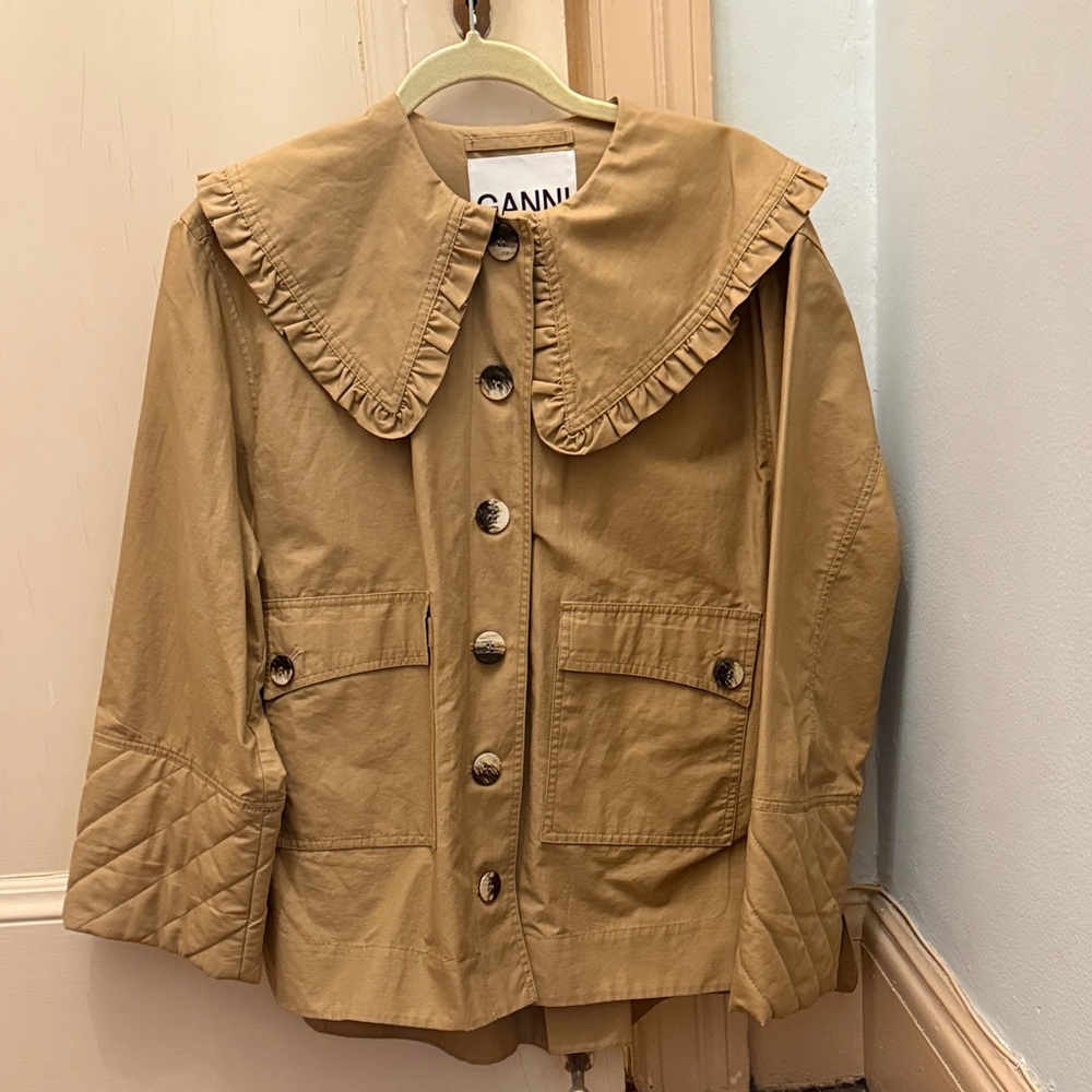 Ganni Jacket with Collar